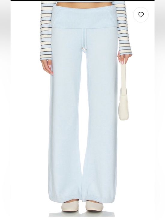 Frankie's Bikinis Pants - •Frankie’s Bikinis• blue Dawson cloud knit pants